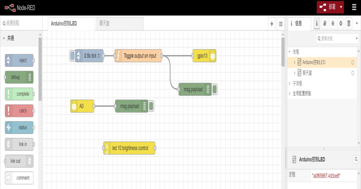 Node-RED結合Arduino應用